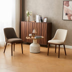 EarthyGrain Modern Upholstered Dining Chair (Set of 2) - Mid-Century Style