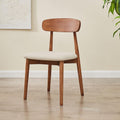 EarthyGrain Modern Solid Wood Dining Chair - Ergonomic Comfort